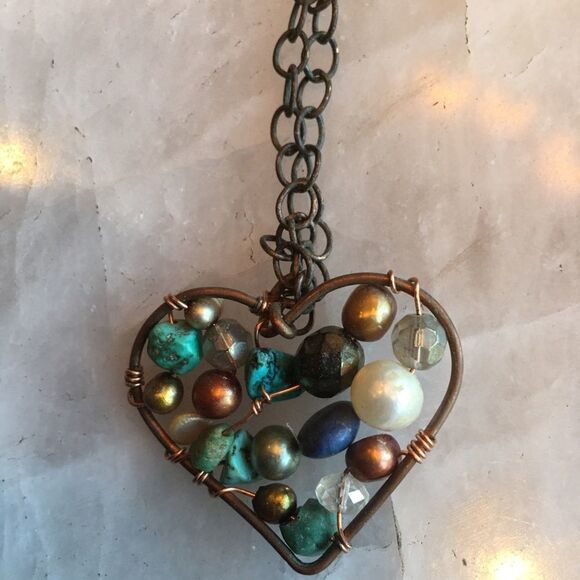 COPPERĀ HEARTāNecklace!ā - Picture 5 of 7